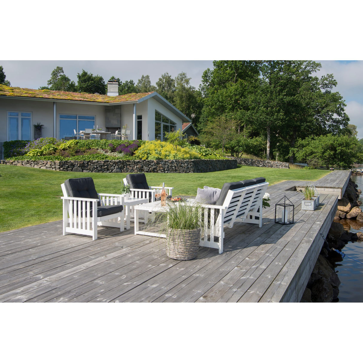 Gotland Utebord 60 x 120 cm Vit