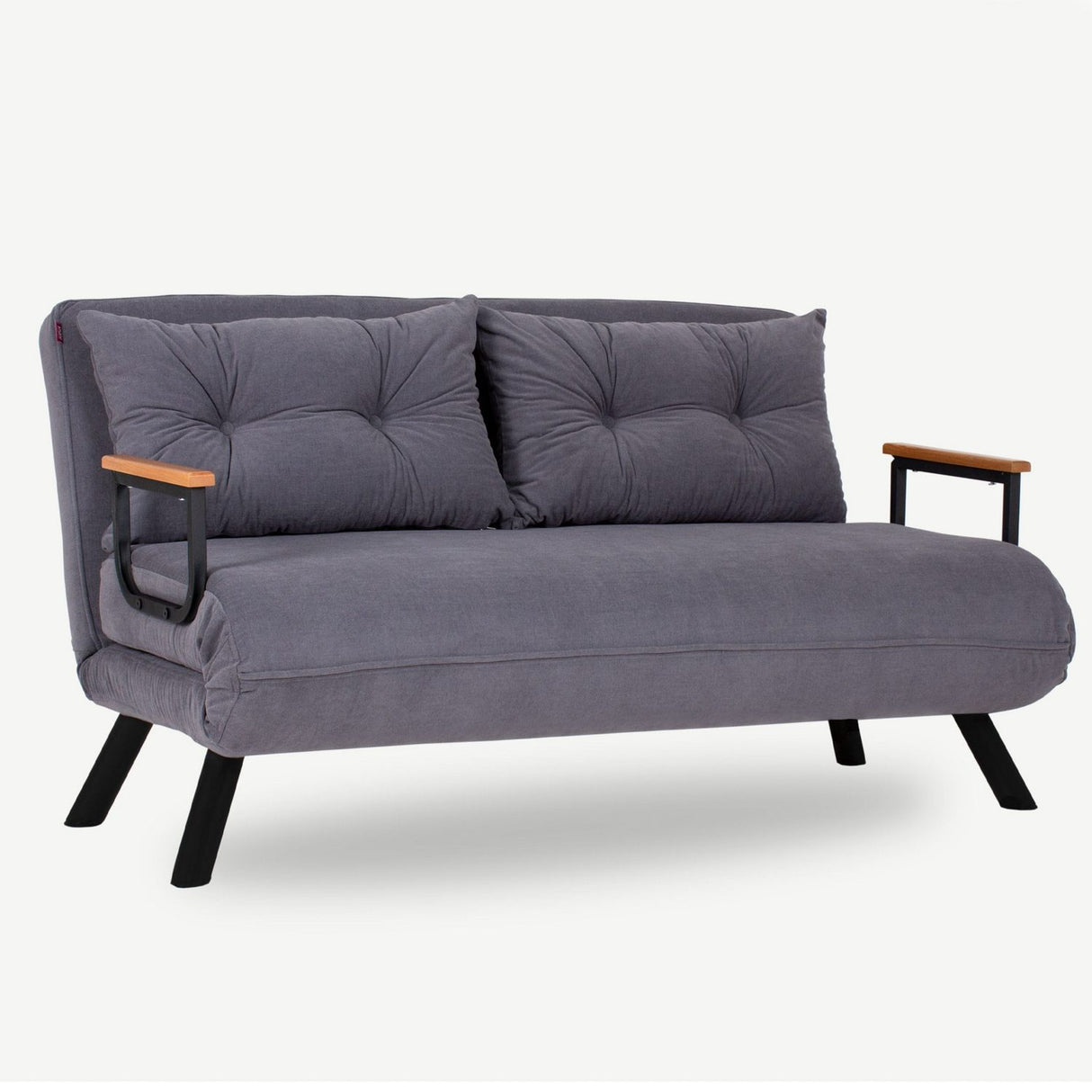 Apia 2-sits (25 x 134 x 121 cm) 2-sits bäddsoffa Grå