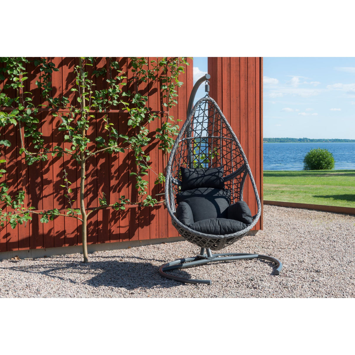 Droppen Vilfåtölj Grå