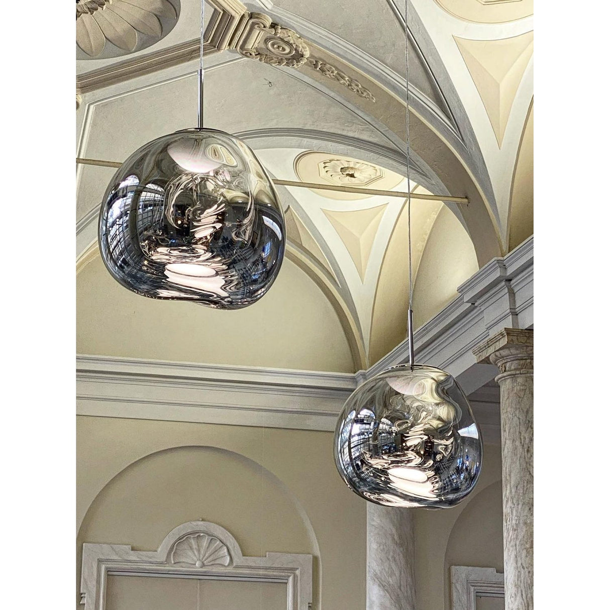 Melt Mini Pendellampa LED Silver