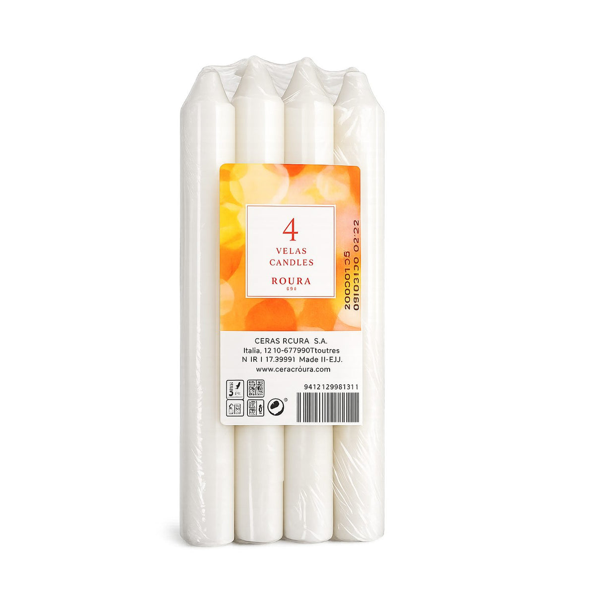 Basic Cylindriska Ljus 170x20 mm 4-pack Kronljus