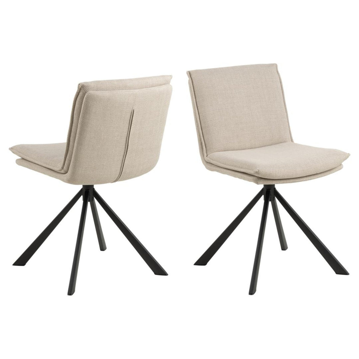 Cranston Matstol Basel tyg Beige