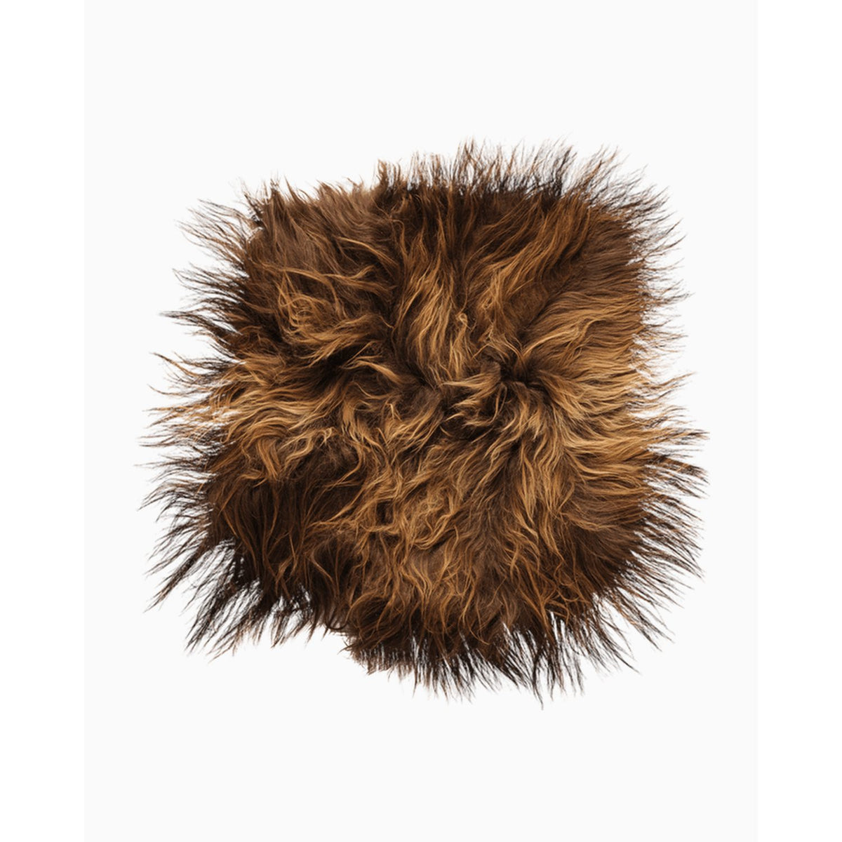 Iceland 50 cm Lammskinnskudde Wild Brown