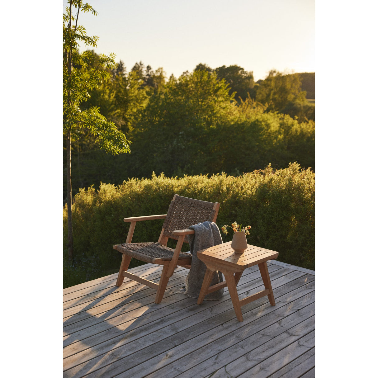 Eya Trädgårdsstol med Viro fläta