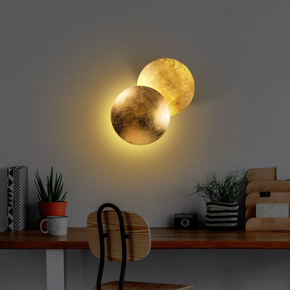 Yosemite Vägglampa Guld
