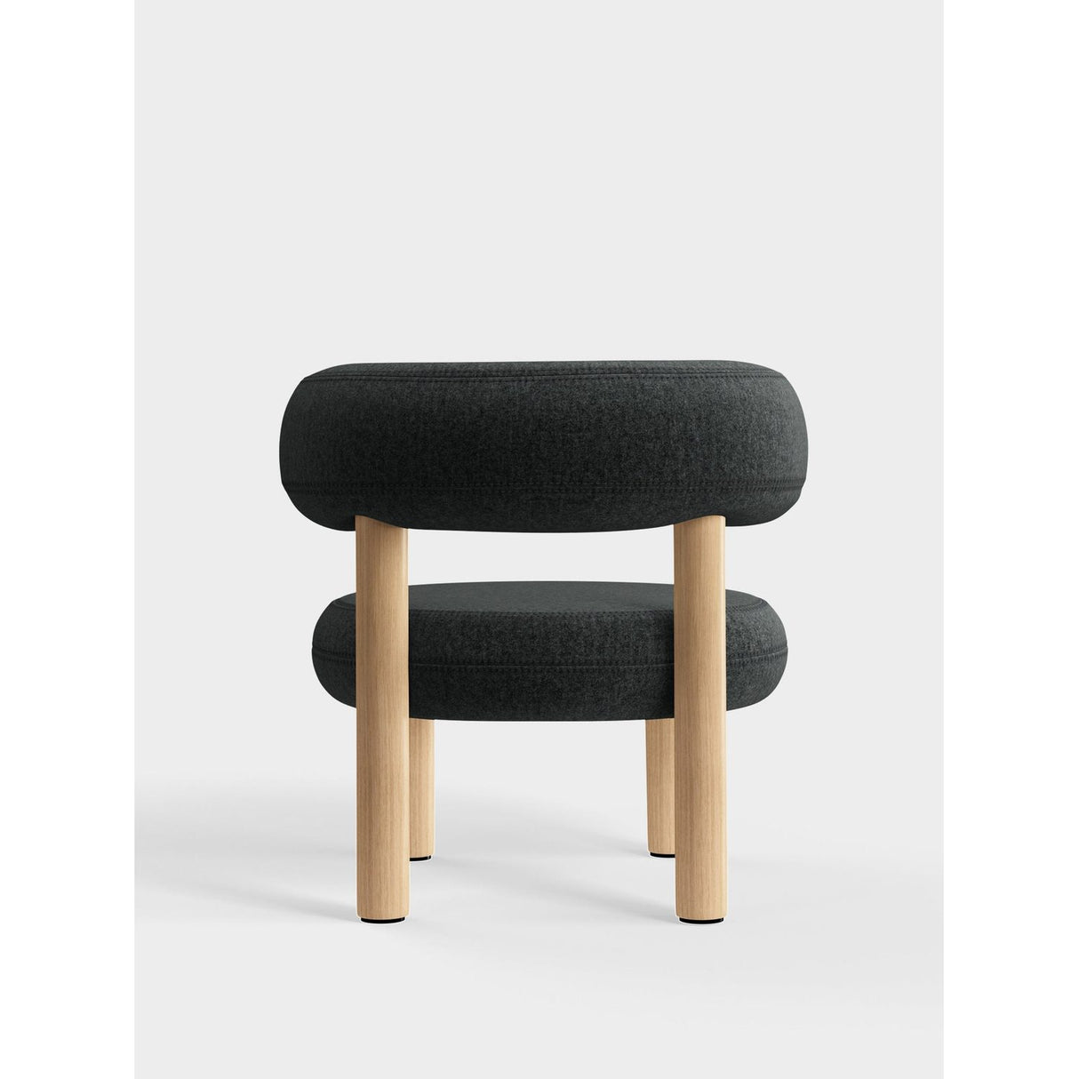 Fat Loungestol Melange Nap Dark Grey NAW