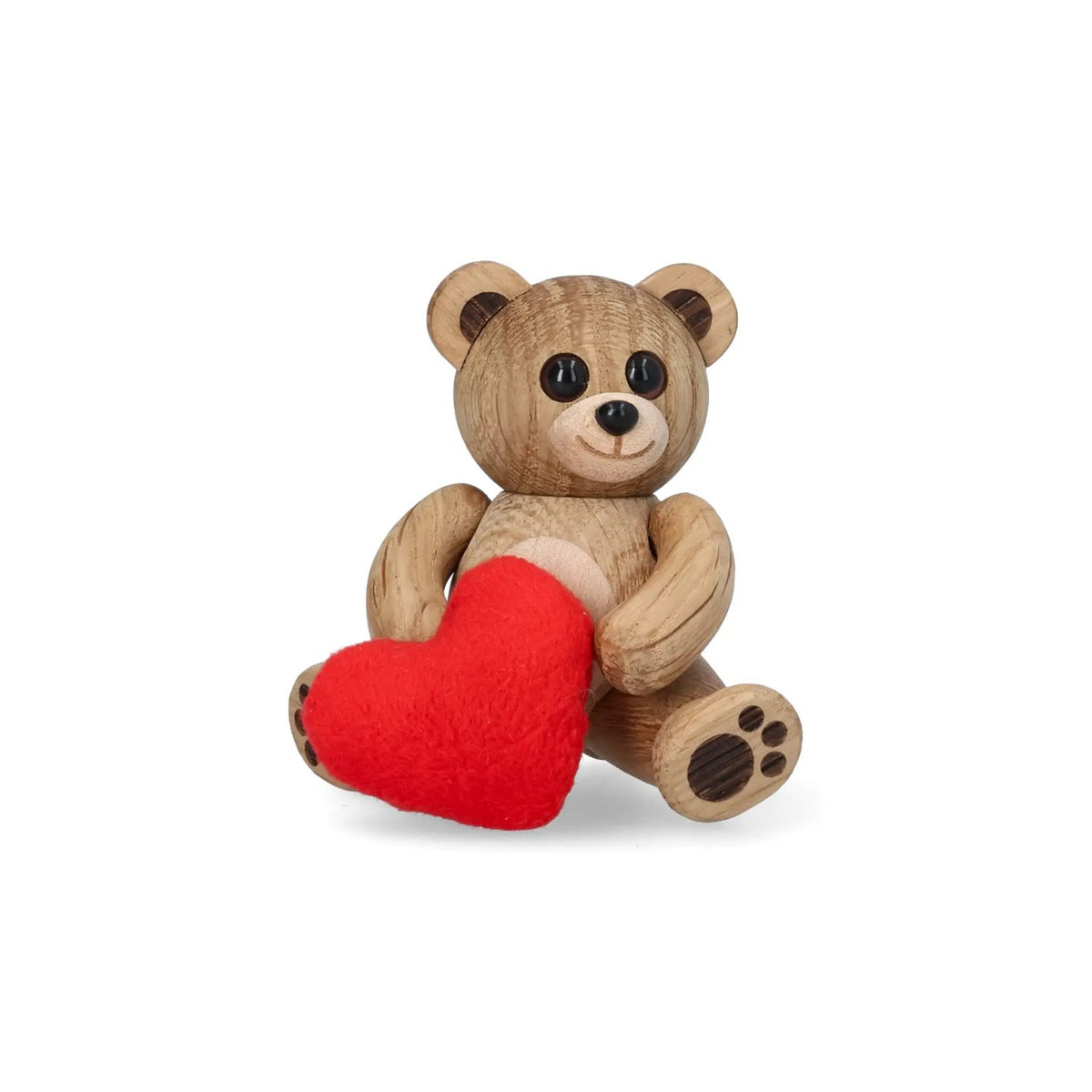 Squeeze Teddybjörn med Hjärta Ek Dekoration 8 cm