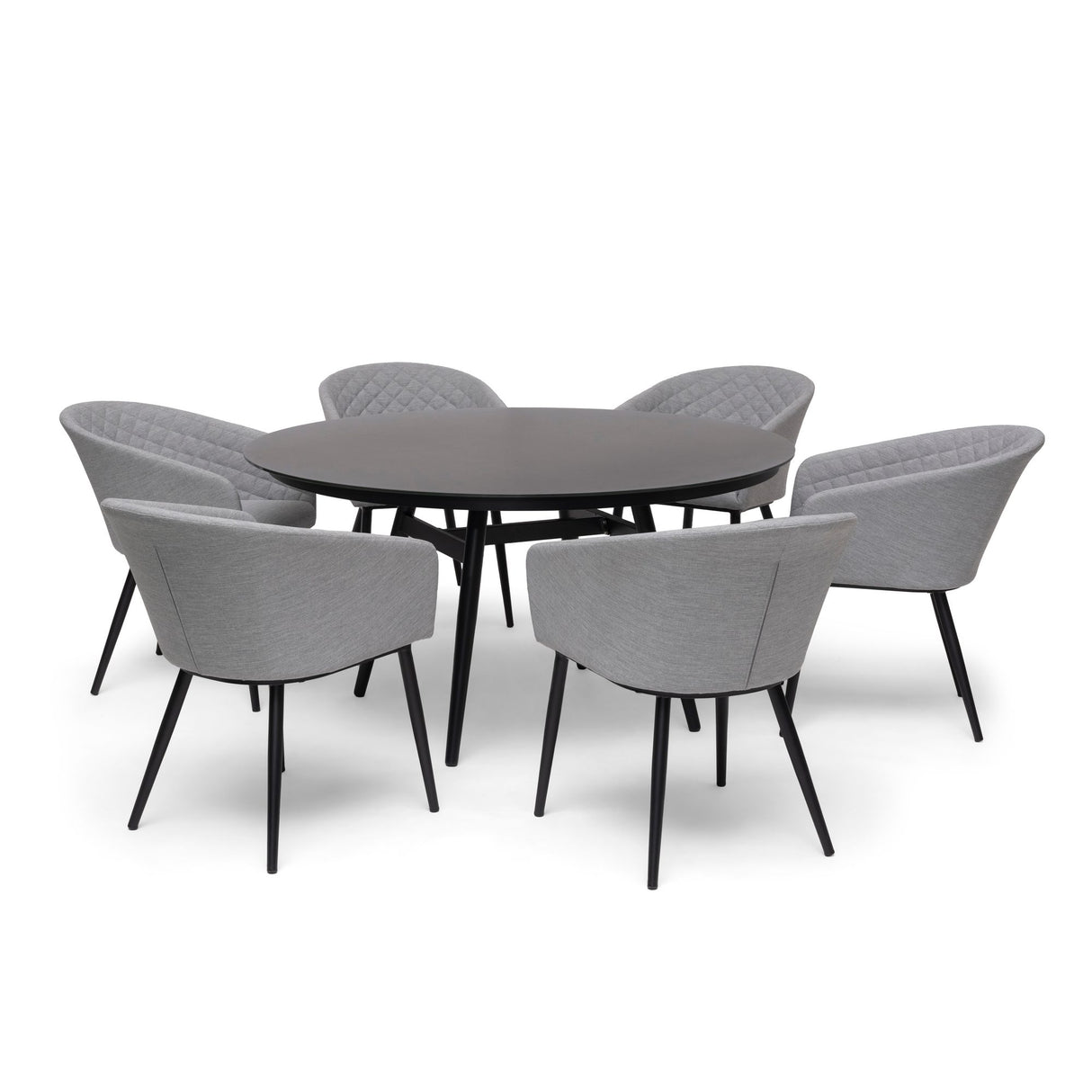 Oxhult Utebord Ø145 cm Svart