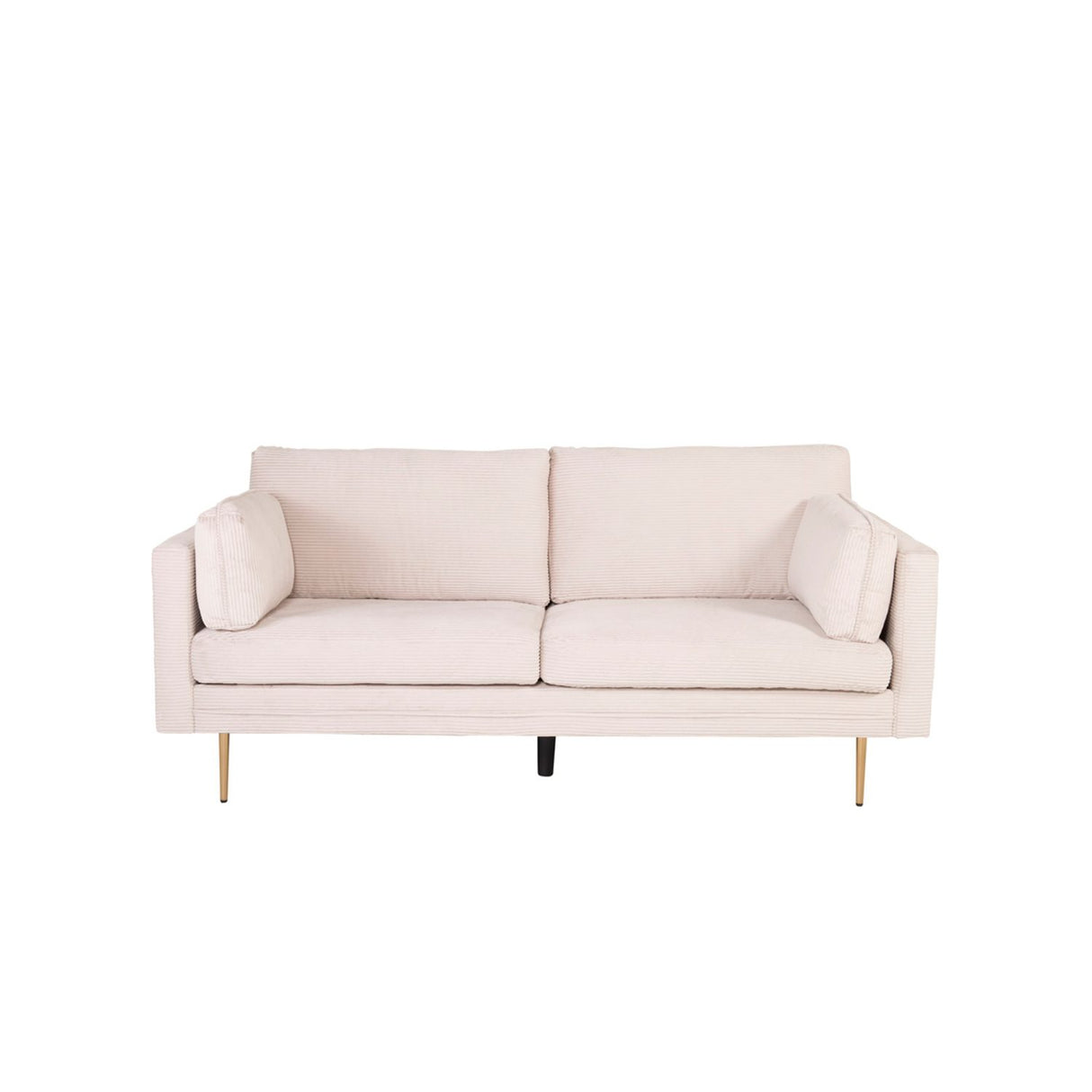 Boom 3-sitssoffa Guld, Polyester manchester