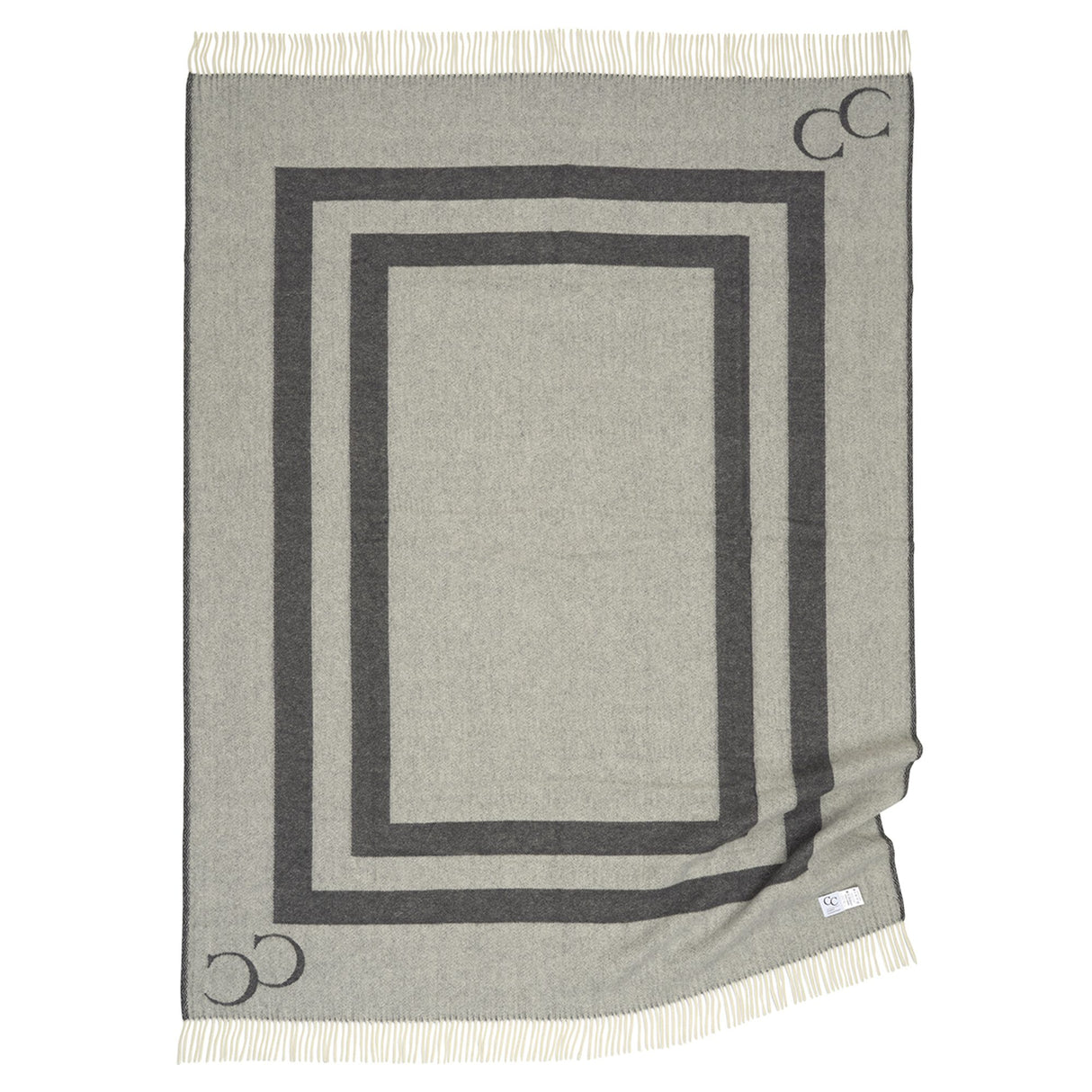 Monogram 130x200 cm Iron Gate Pläd