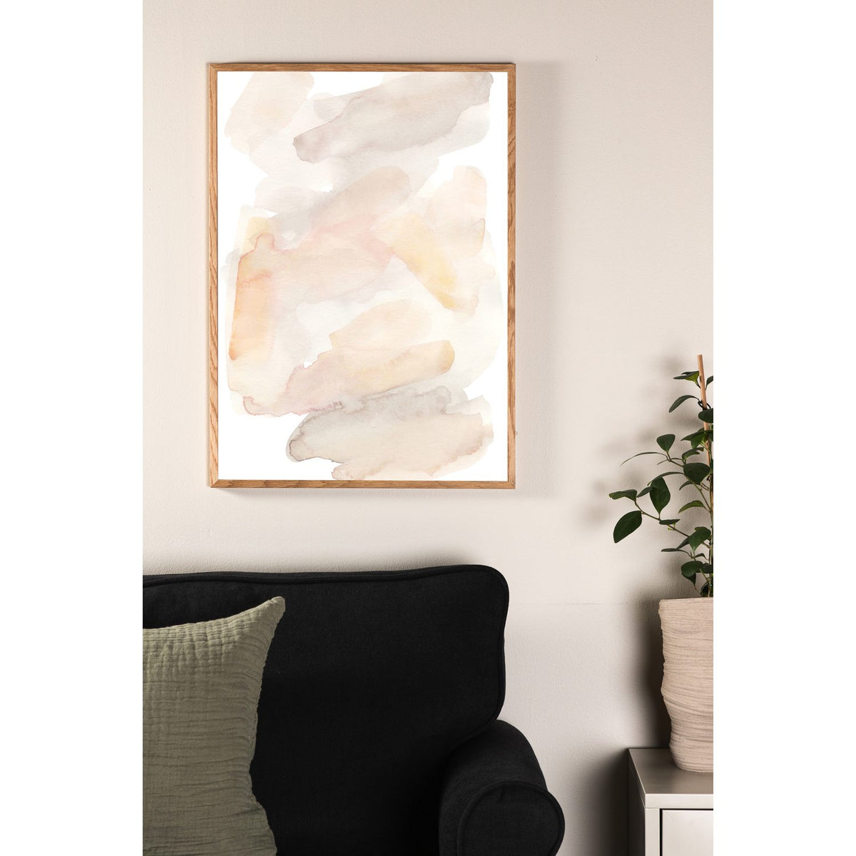 Akvarell Poster Beige, 70 x 100 cm