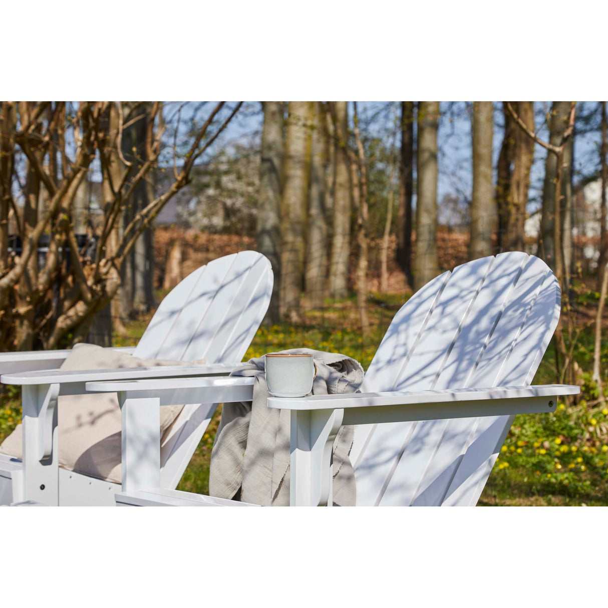 Adirondack Däckstol Vit