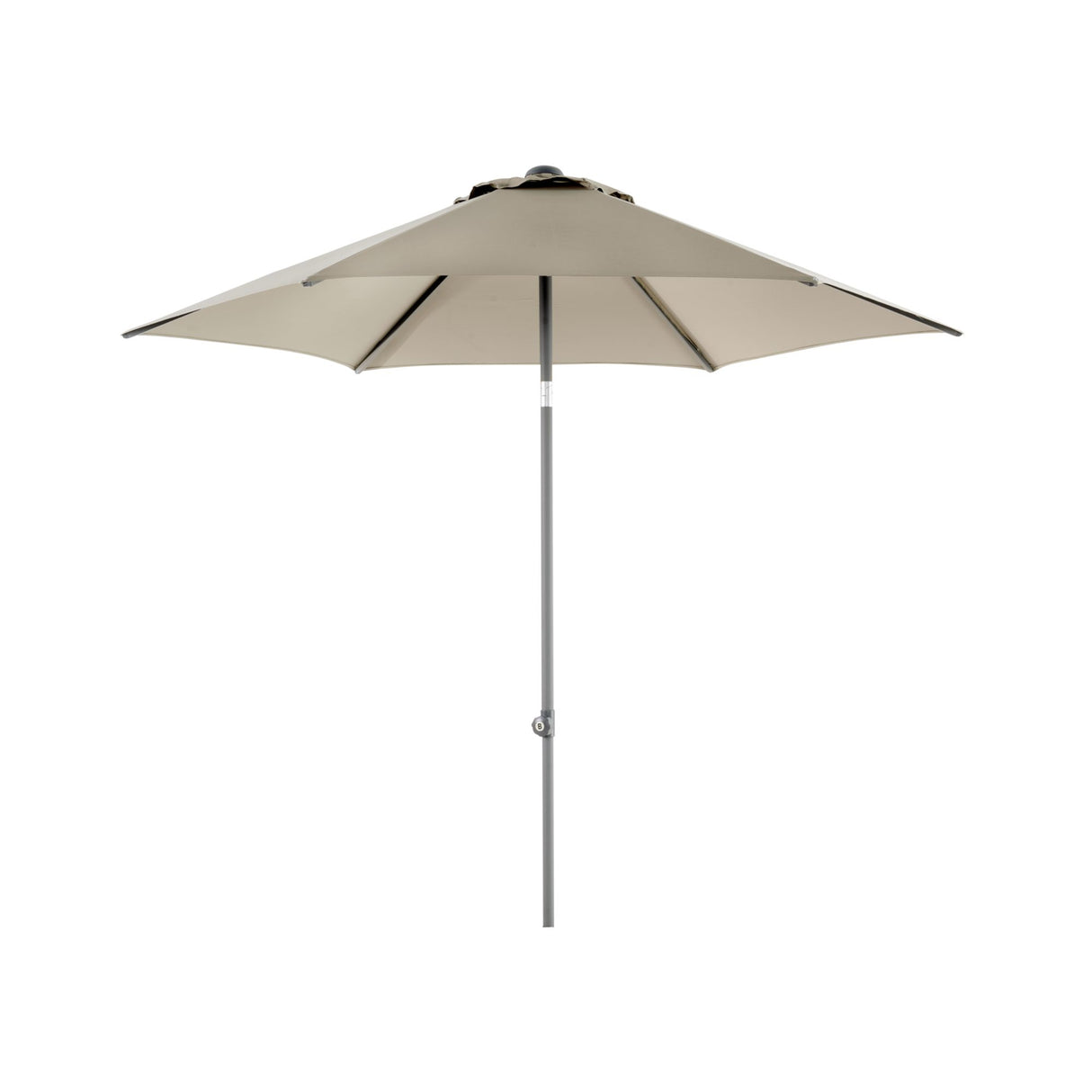 Poppi Parasoll 250 cm Taupe