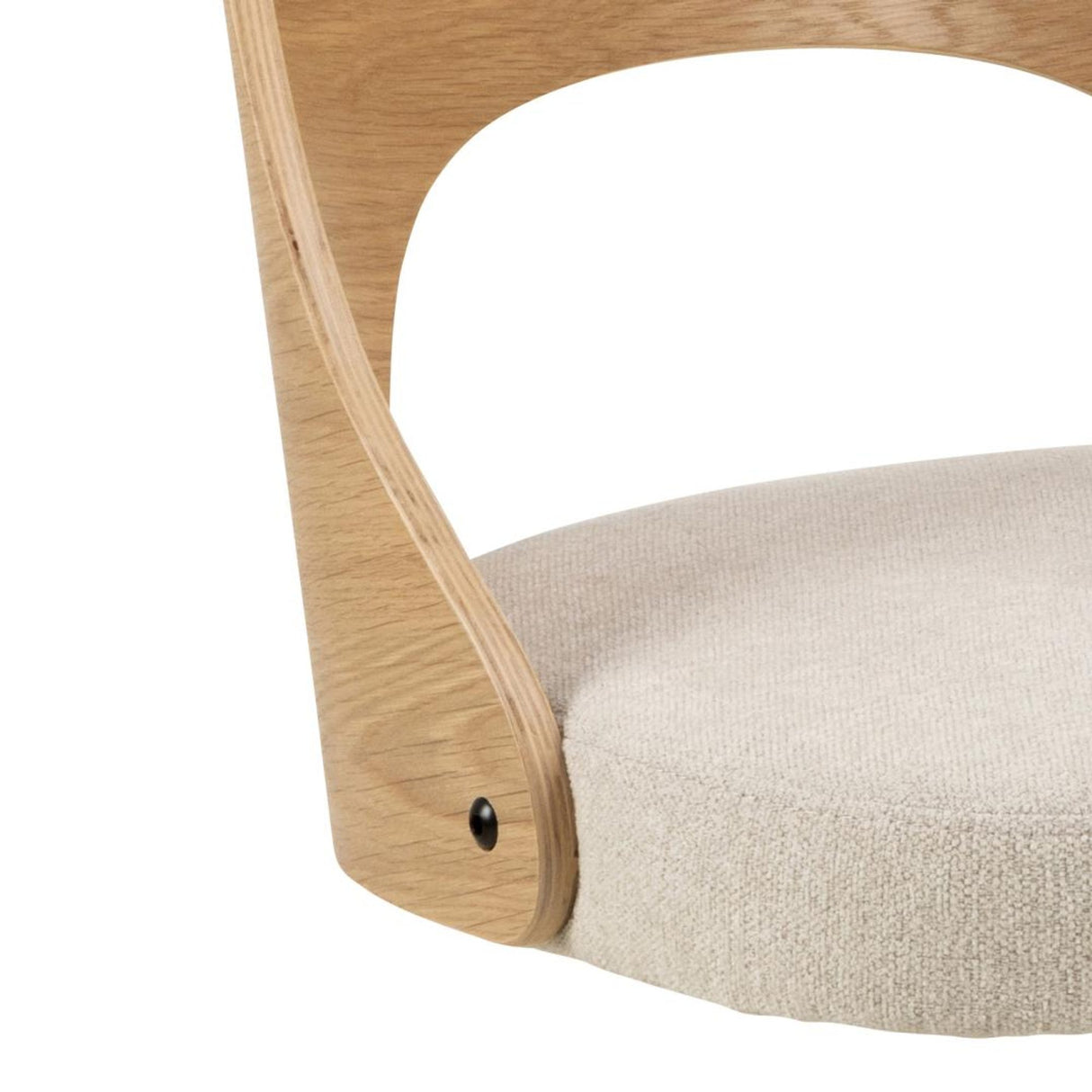 Dina Matstol vrid-funktion Ek/Beige