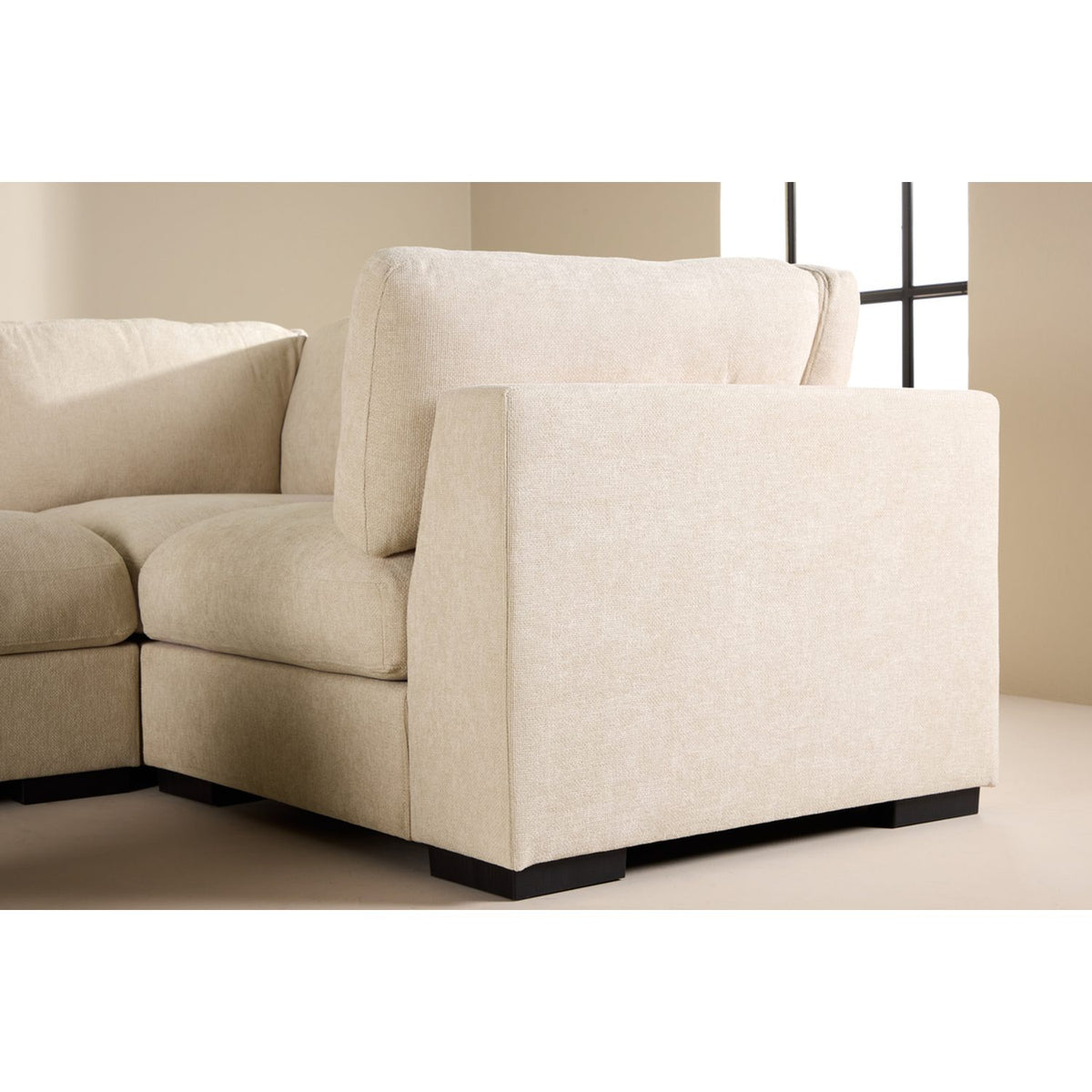 Salerno Hörnsoffa Beige