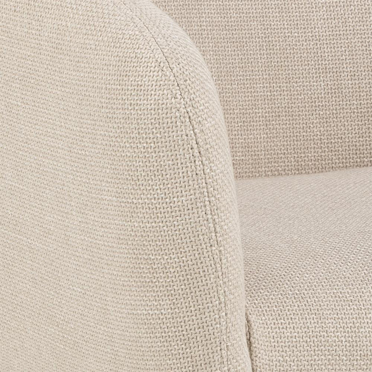 Simone Loungefåtölj Basel tyg Beige