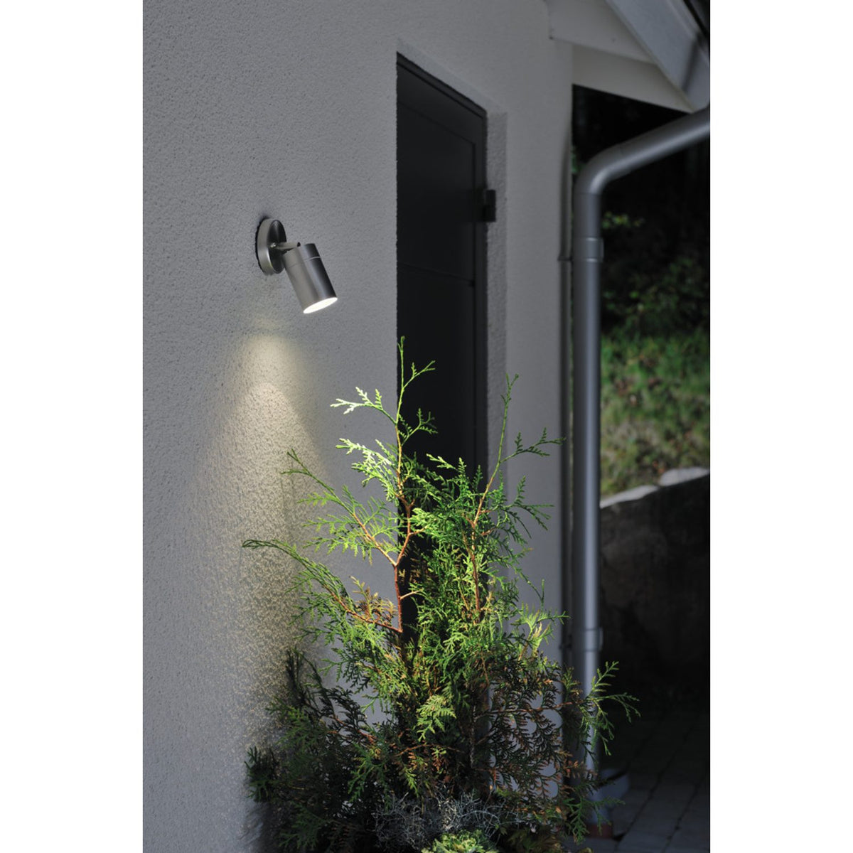 Modena GU10 Justerbar Vägglampa Ute Rostfri