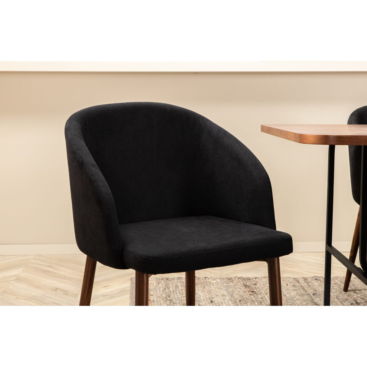 Uno, Arch Rektangulär matgrupp Svart,Natur, Svart,Natur, 200 x 90