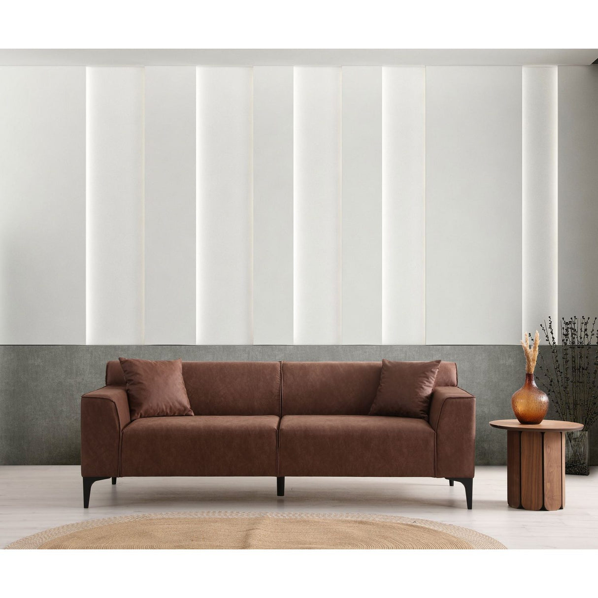 Piccolito3-sits soffa Cognac
