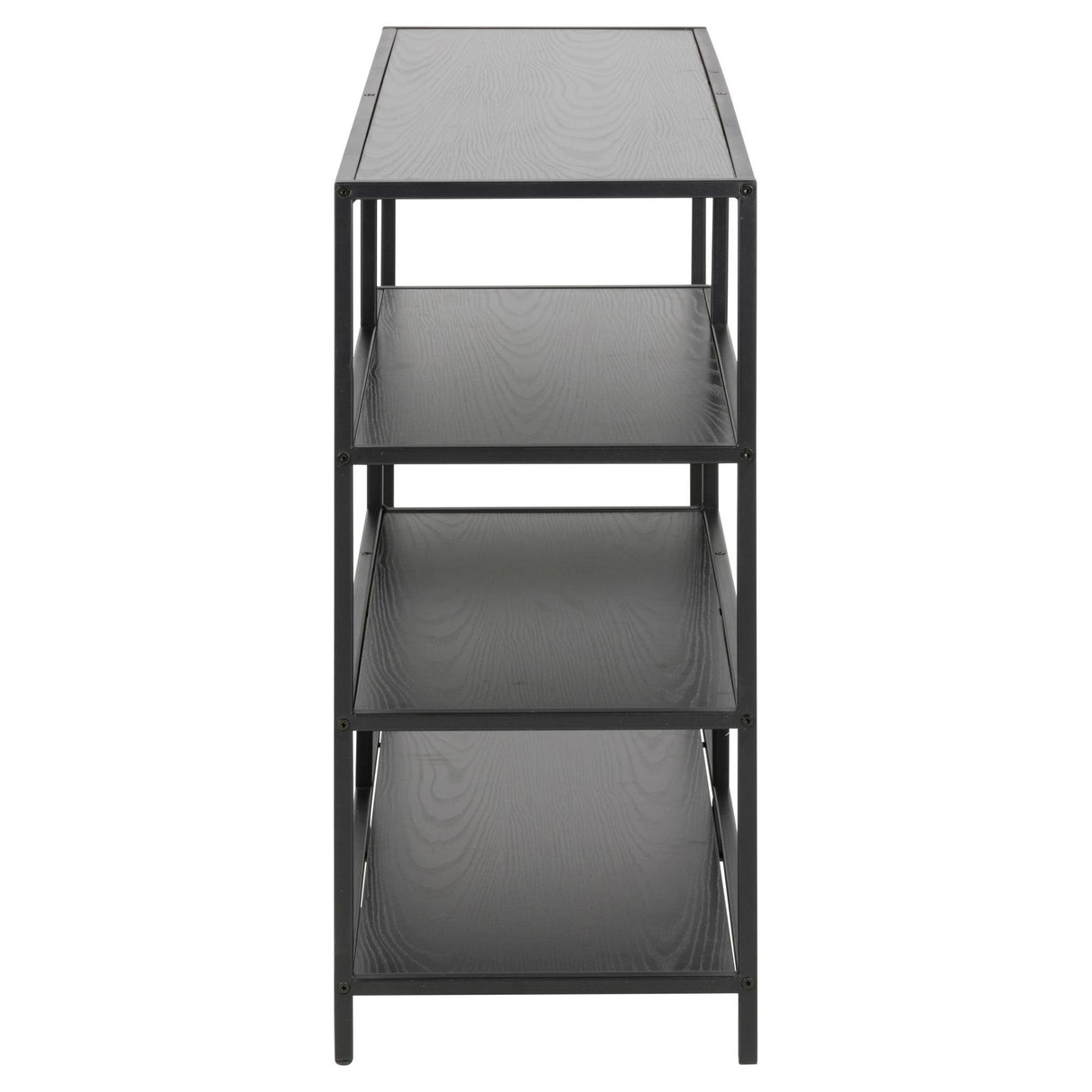 Notting Hill Bokhylla 78x114x35 cm Svart Ask