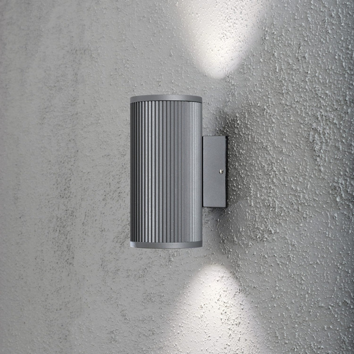 Siracusa GU10 Dubbel Grå Vägglampa Ute