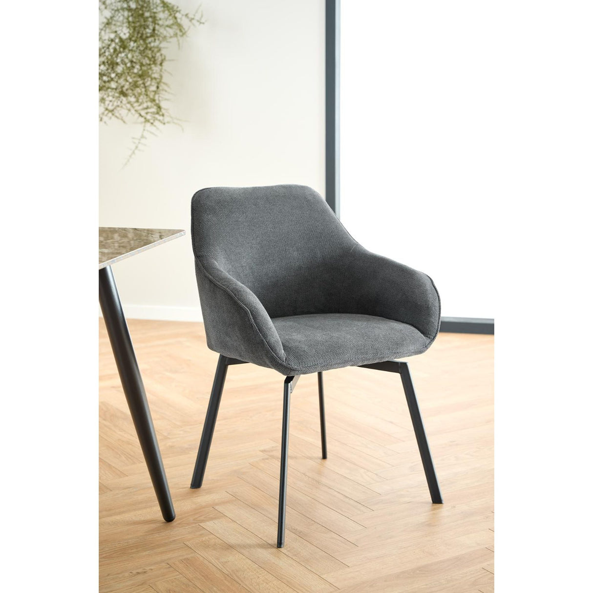 Misou Karmstol Caso tyg Antracit