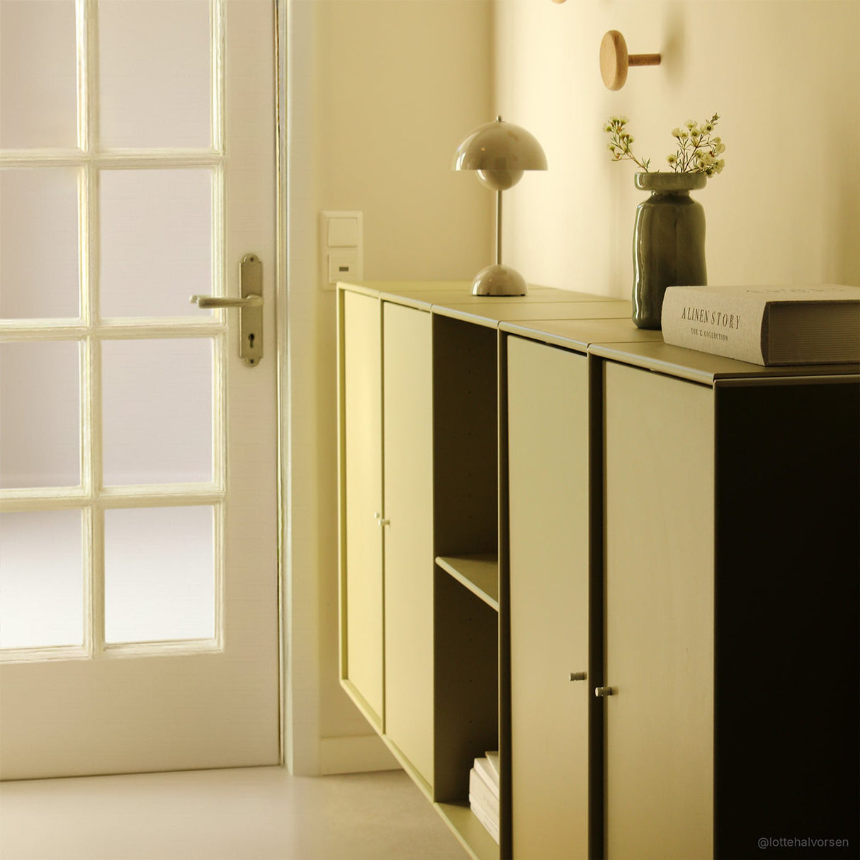 Savannah Quadrant-skänk Oliv