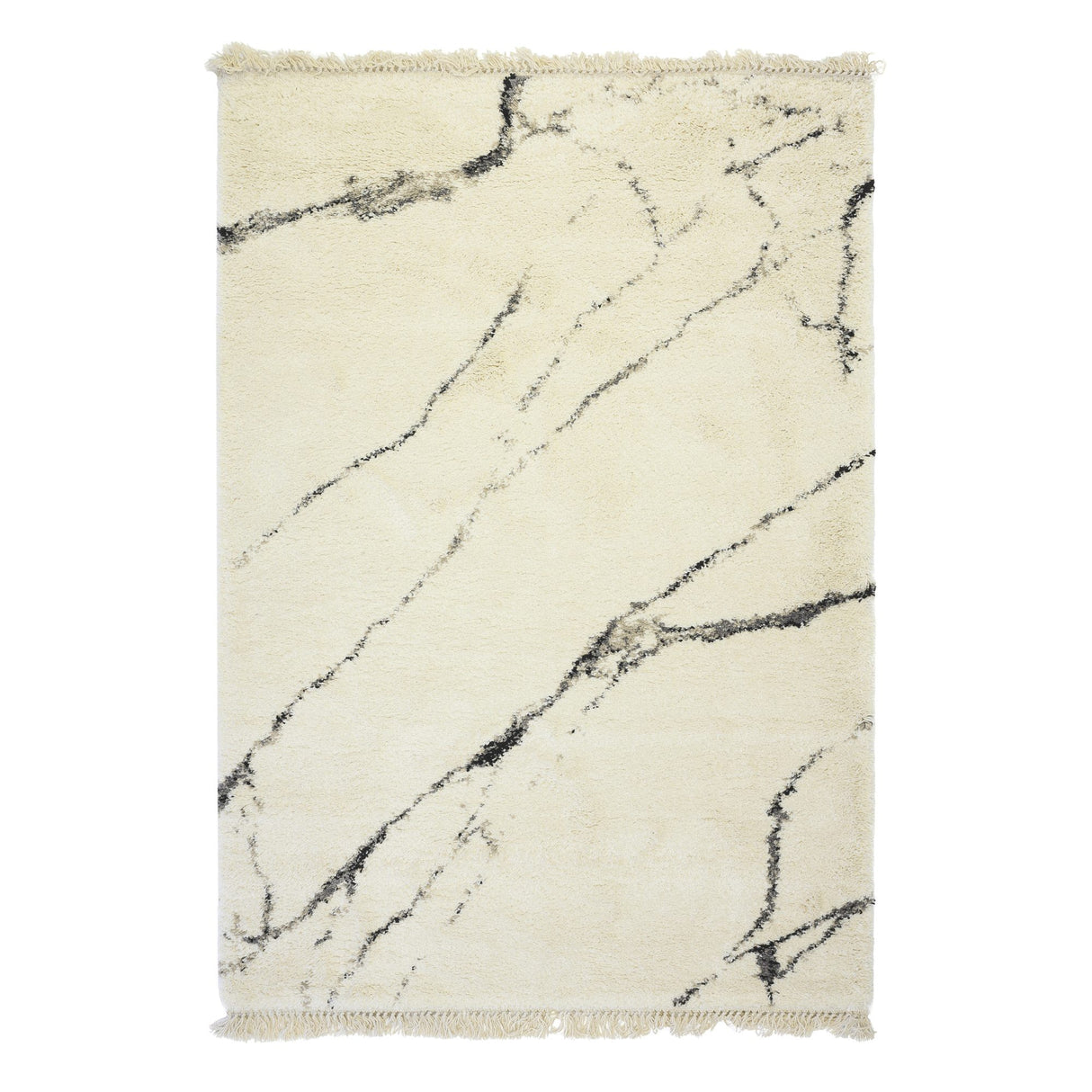 Bernhard Natur/Svart Ryamatta