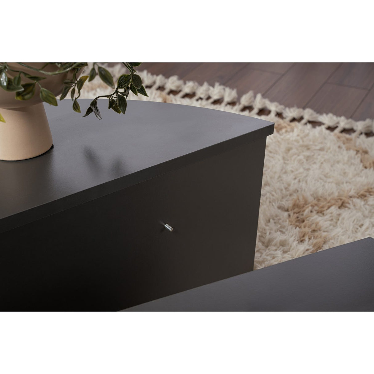 Durban (90 x 30 x 60 cm) Soffbord Antracit