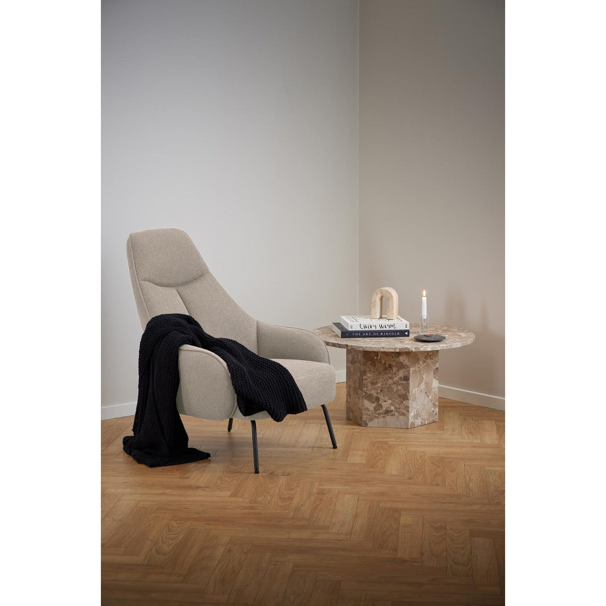 Kolding Vilofåtölj Alea tyg Beige