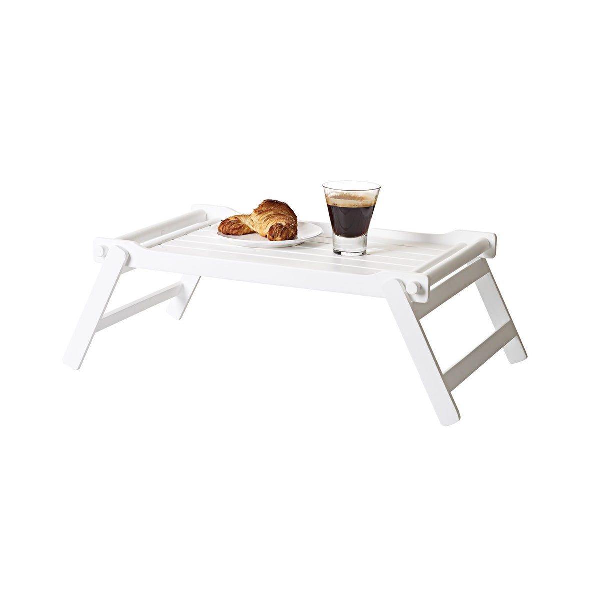 Sängbricka Matt Vit