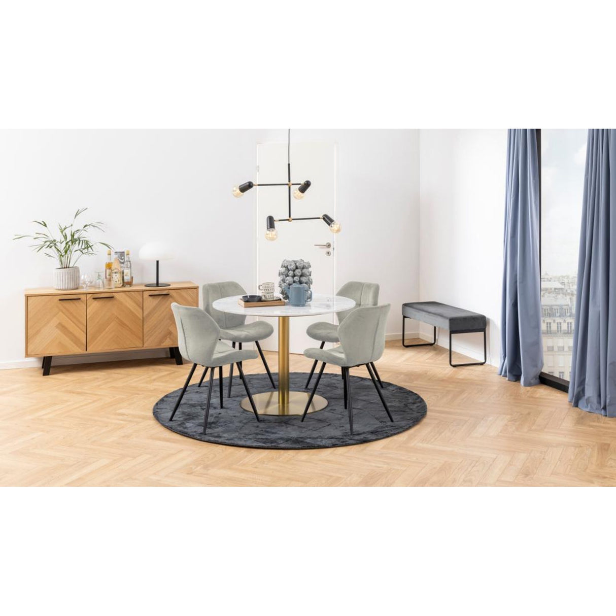 Chloe Matstol Holly tyg Sand