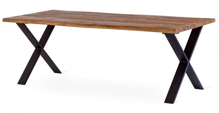 Exxet Matbord 210x95 cm Oljad Vildek/Svart