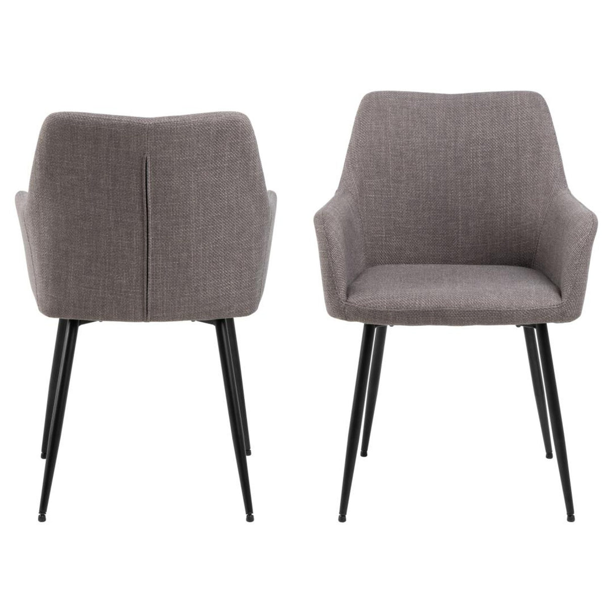 Kim Karmstol Basel tyg Gråbrun