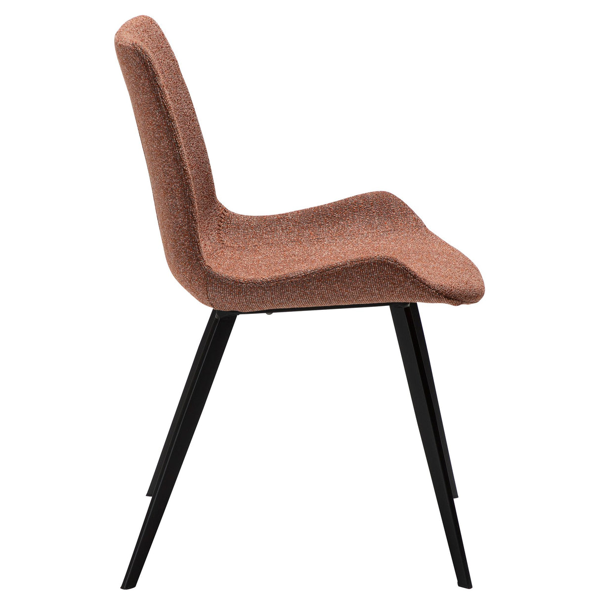 Hype Stol Pebble Red Bouclé, Black