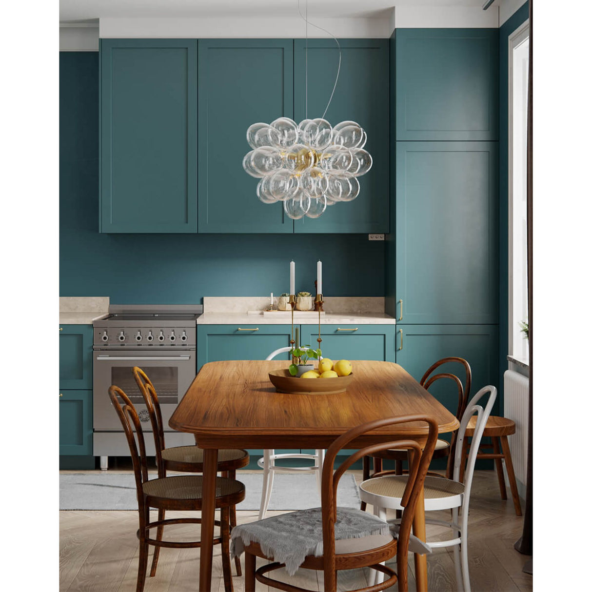 Gross 50 cm Taklampa Mässing