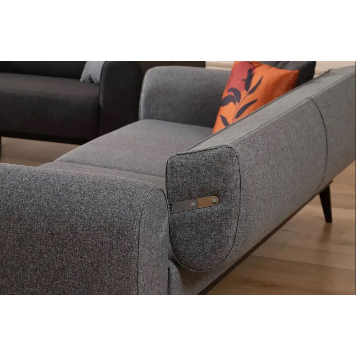 Lima 3-sits (220 x 84 x 77 cm) 3-sits bäddsoffa Ljusgrå