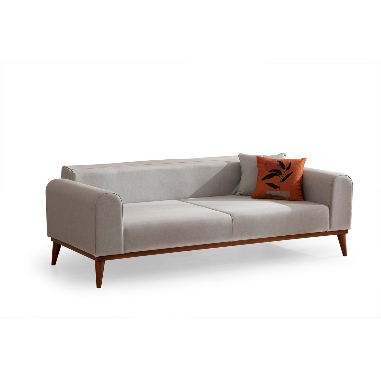 Astana 3-sits (222 x 90 x 80 cm) 3-sits bäddsoffa Creme