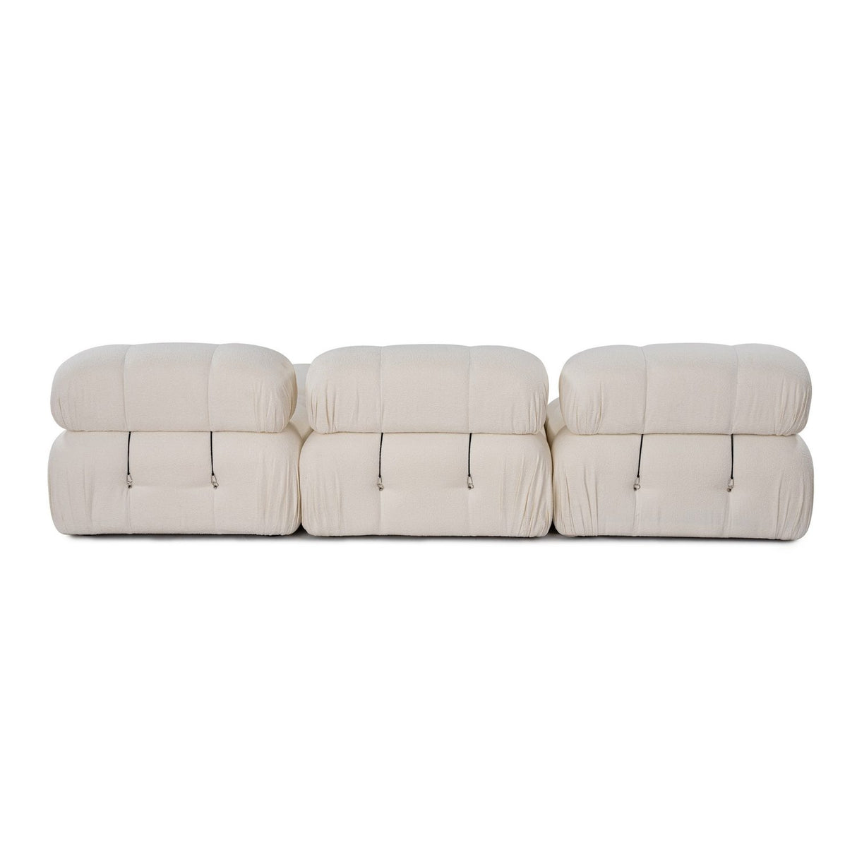 Vienna Beige L1-O1-1R-PUF (288 x 95 x 75 cm) Hörnsoffa Vit