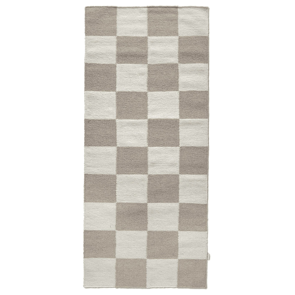 Square Gångmatta Vit/Natur