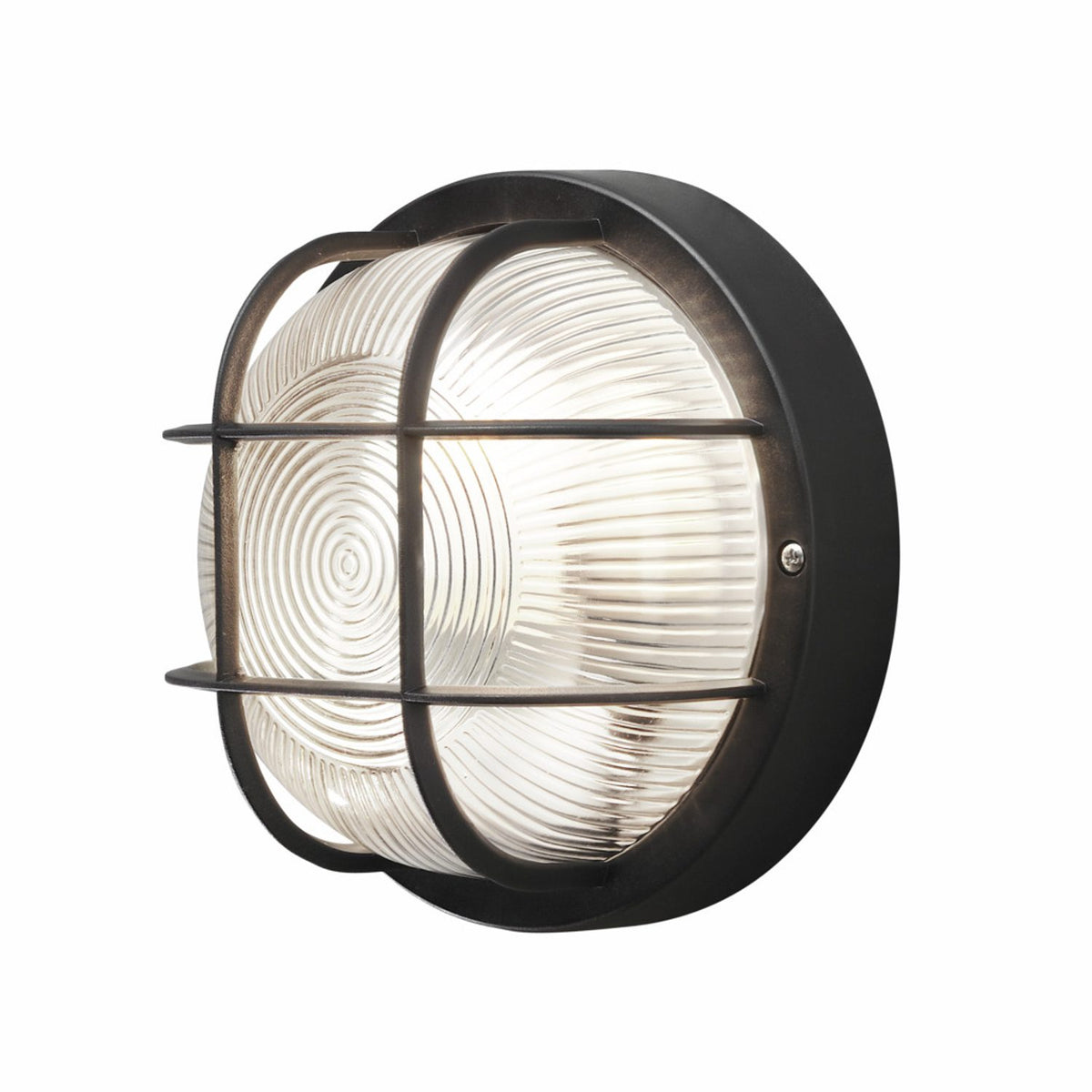 Mantova E27 Vägglampa Ute Svart