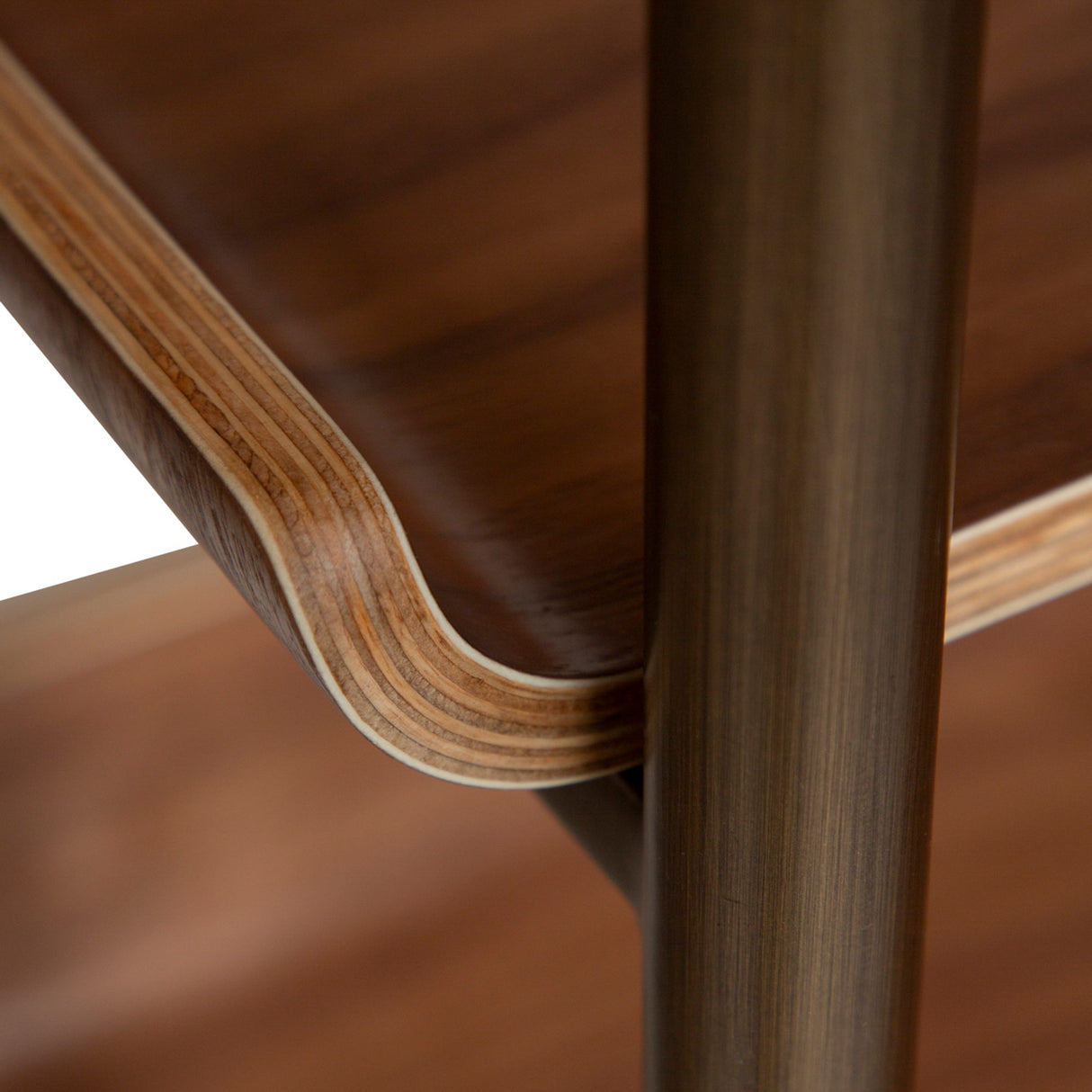 Friyay set om 6 med skrivbord Hylla Walnut