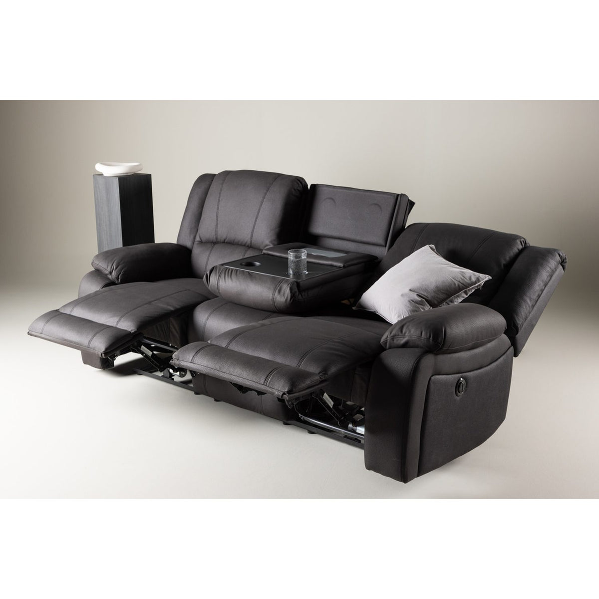 Singapore Reclinersoffa Svart