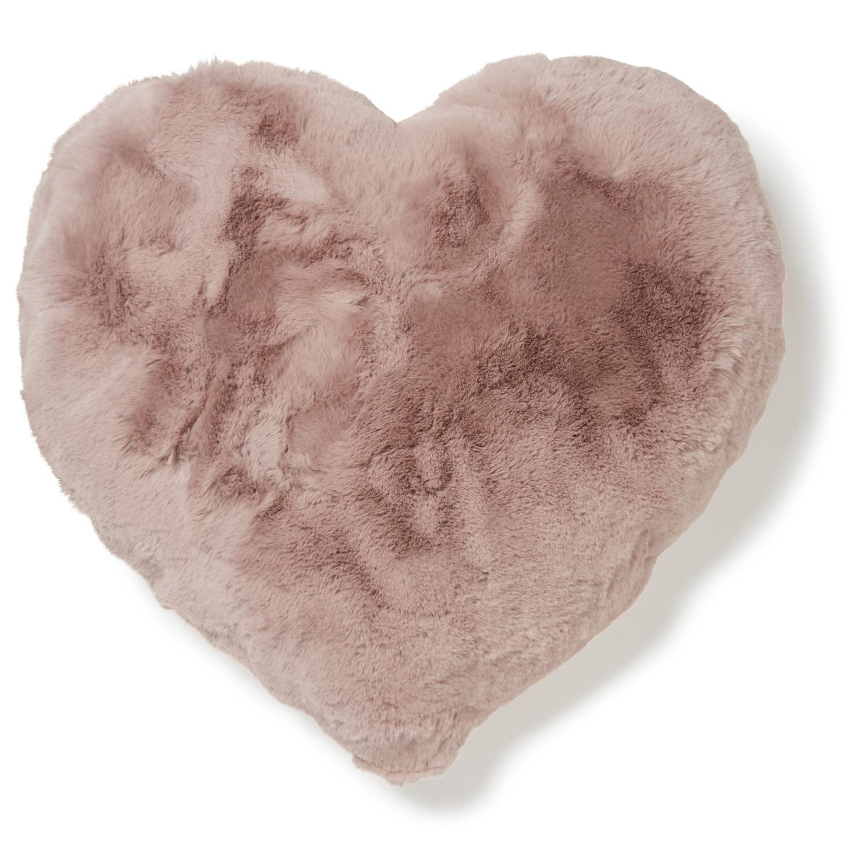 Fluffy Hjärtformad Kudde Pink