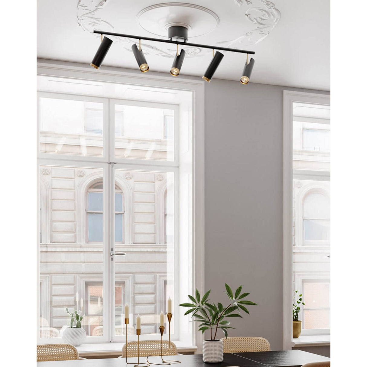 Puls Bar Spotlight 5 Svart Matt