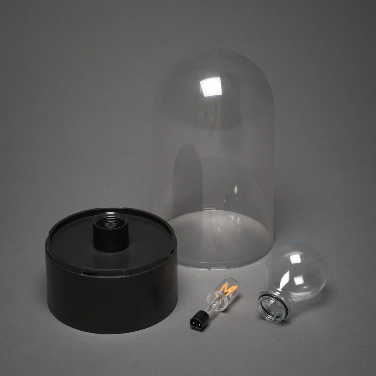 B/O Lanterna LED Timer 6h Dekorationslampa Ute
