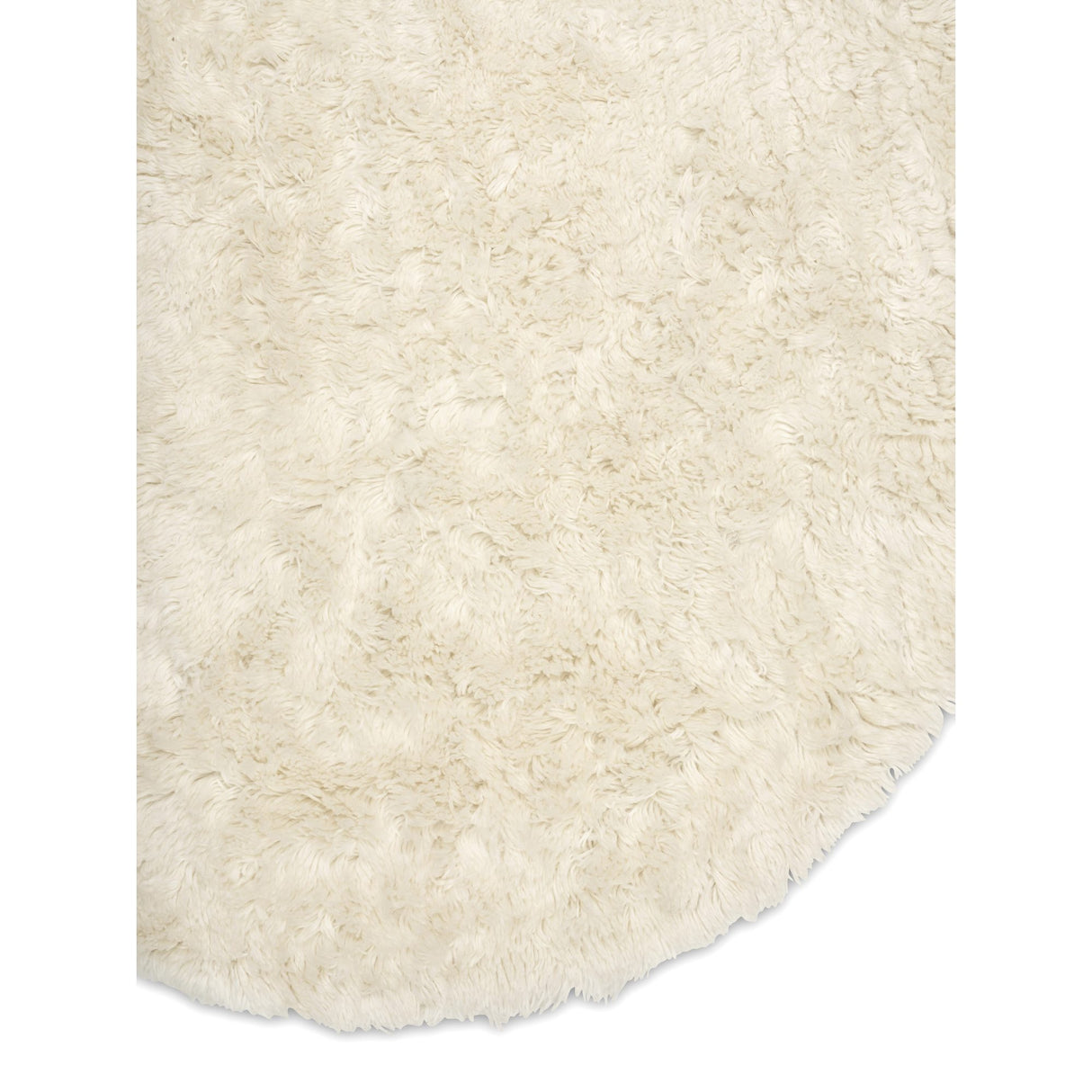 Cloudy Rund 160 cm Matta Naturvit