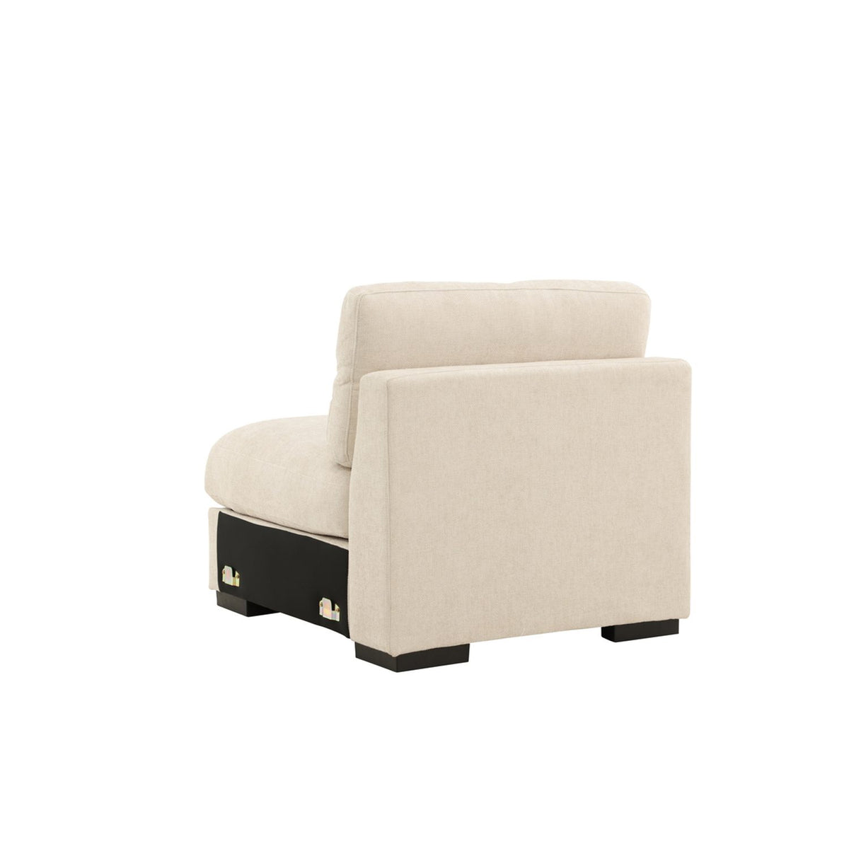 Salerno Hörnsoffa Beige, Mittdel