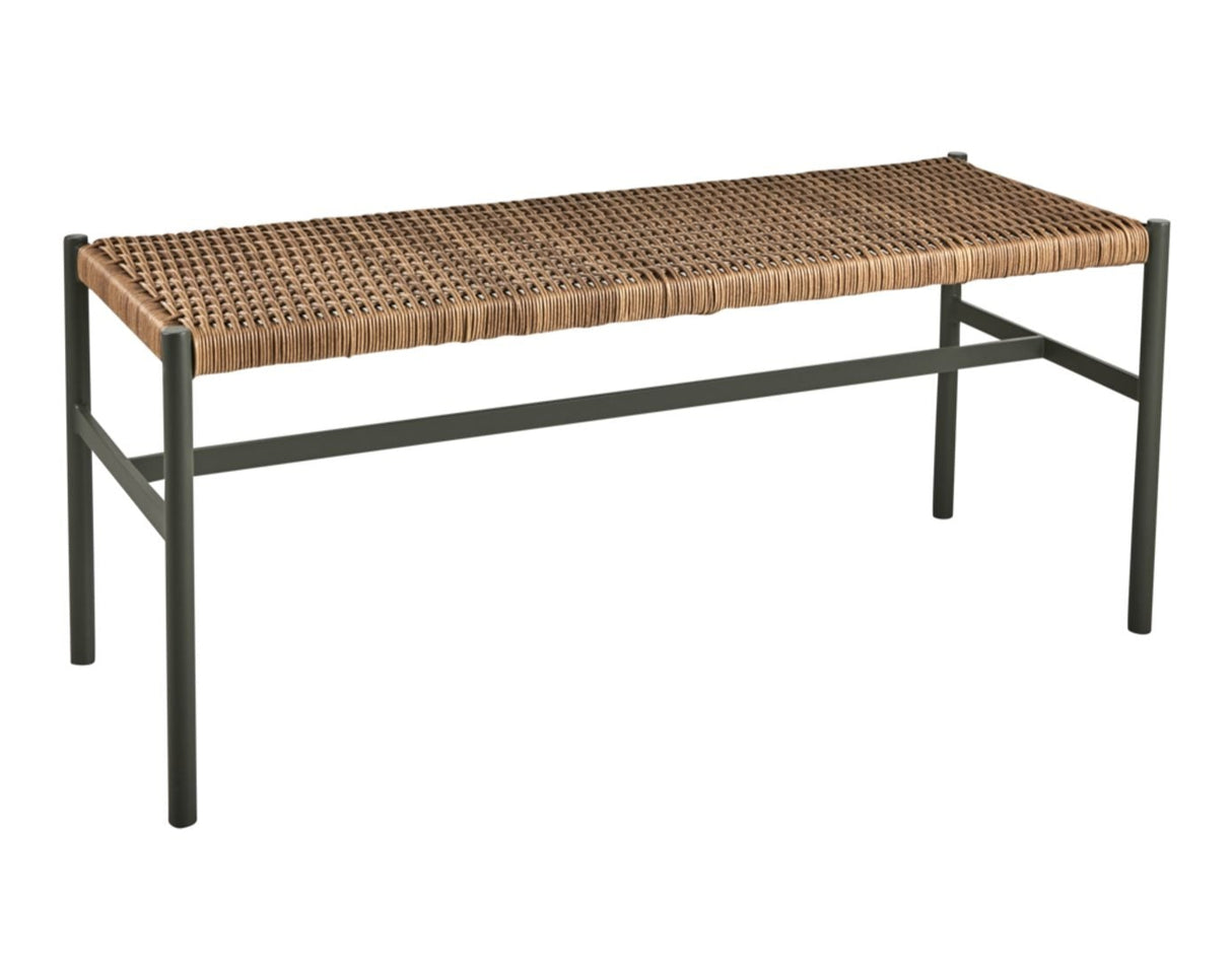 DK Utebänk Nordic Green/Natur