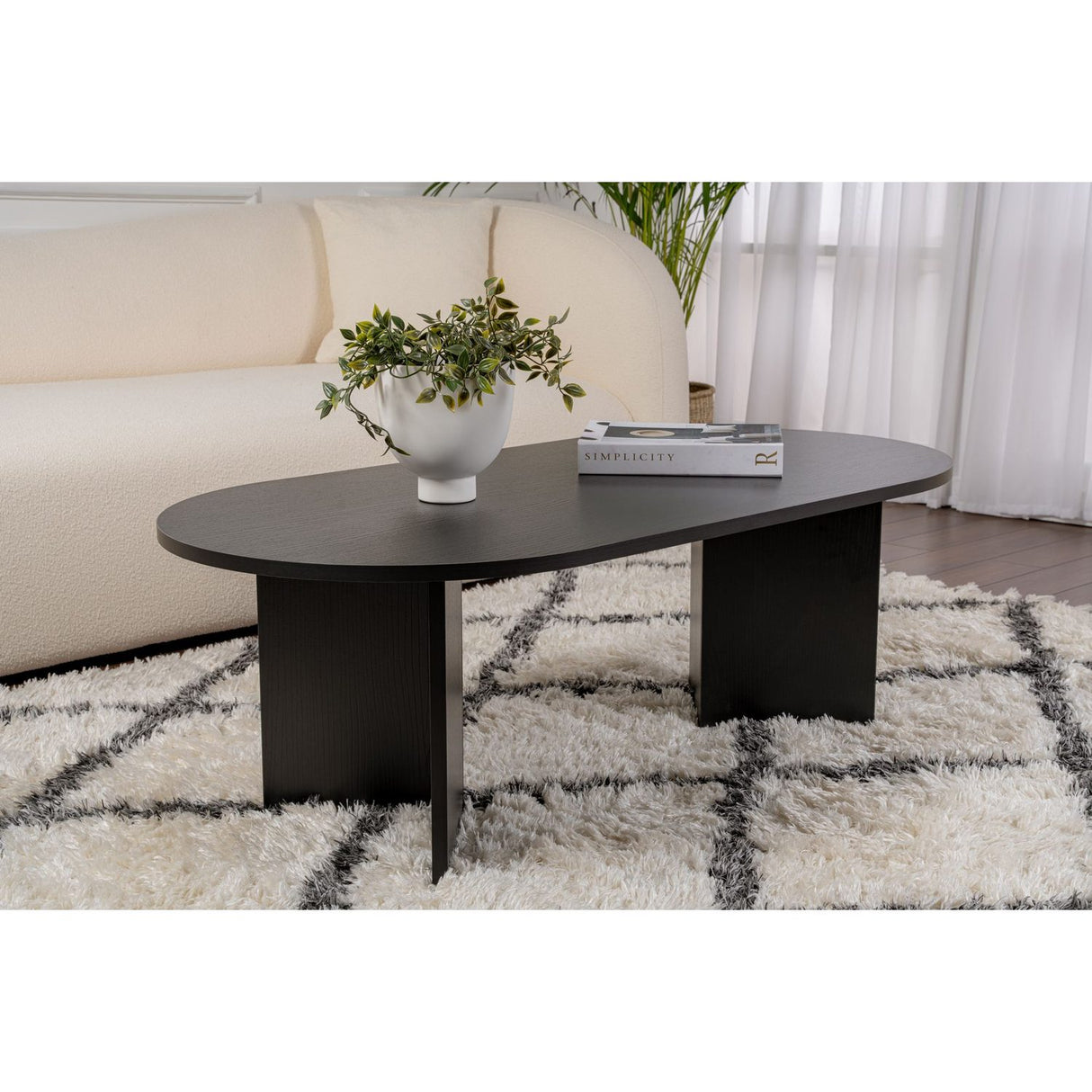 Trentino Soffbord Wood Black